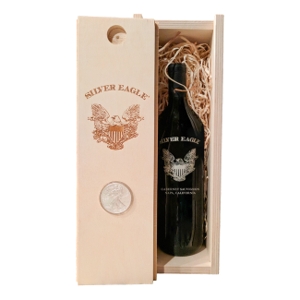 Silver Eagle Cabernet Sauvignon Wine with Silver Eagle Coin