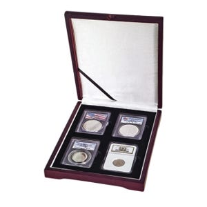 4 Slab Universal Wood Display Box