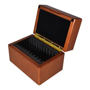 Wood 10 NGC or PCGS Slab Display Box