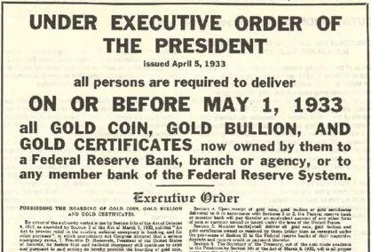 Gold Reserve Act of January 30, 1934