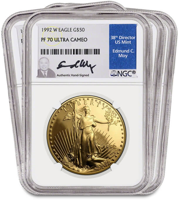 1992 Gold American Eagle Proof 70