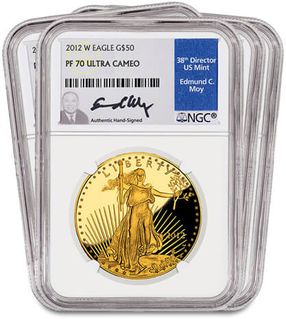 2012 Gold American Eagle Proof 70