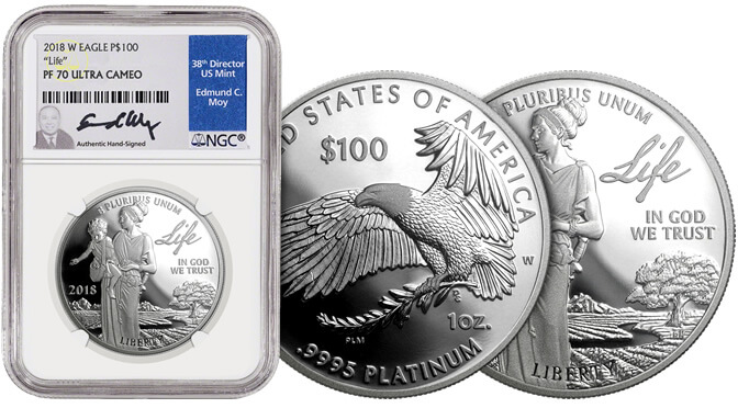 Platinum American Eagle Proof 70 Coins