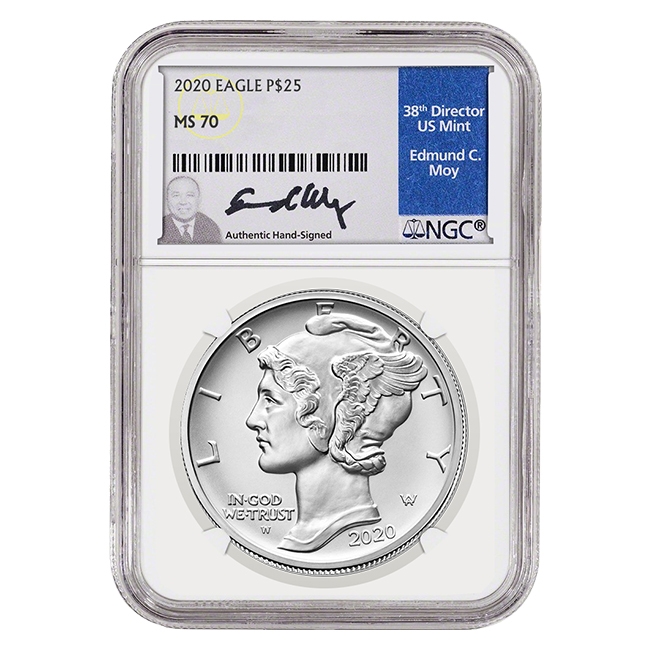 2020 American Eagle One Ounce Palladium Uncirculated Coin Ed Moy